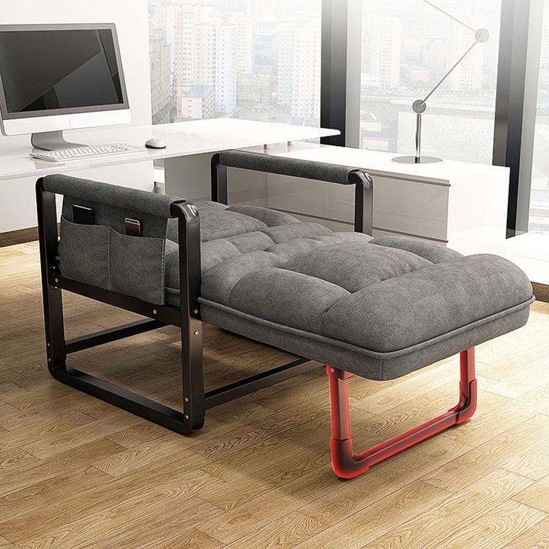 Recombrant ergonimique contemporain avec poches latérales et jambes métalliques