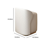 Vanity per trucco per trucco per trucco glam in legno e in pelle