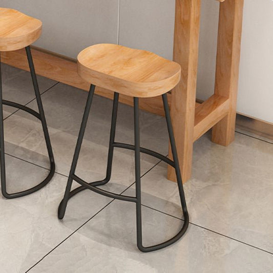 Tavolo da bar in legno massiccio moderno tavolo da bar rettangolo naturale per soggiorno da cucina