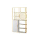 Glam Antique Finish Shelf Bookcase Etagere Bookshelf with Shelves Clearhalo 'Bookcases' 'furn' 'furn_bookcases' 'Furniture' 'Office Furniture' 1200x1200_0754c5ae-d330-4387-9daa-ac59d58ed909