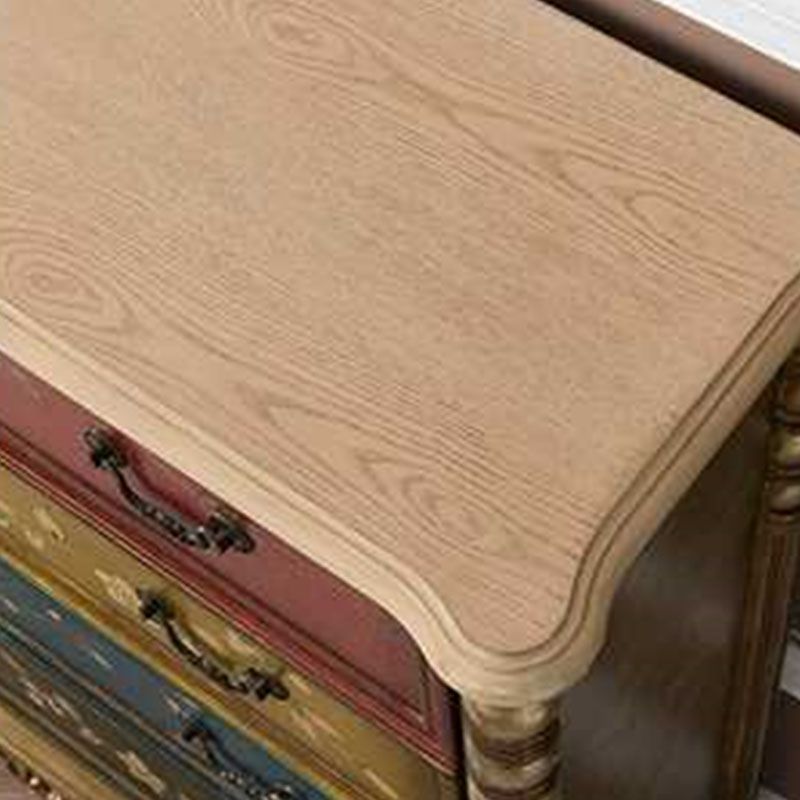 Tocador vertical tradicional almacenamiento de madera cofre de soltero para casa