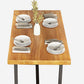 Mesa de comedor con caballete rectangular, mesa de madera moderna para comedor y Bar