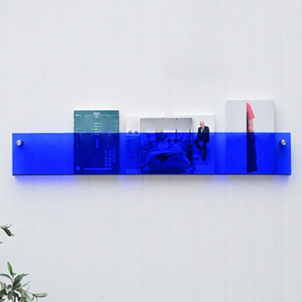 Modern Acrylic Bookcase, Bookshelf for Any Room, 6" H X 1.5" W