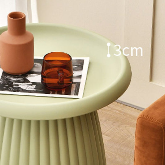 Gabinete moderno de acrílico en la mesita de noche del estante inferior para el dormitorio