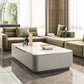 Glam Sled Coffee Table Slate Rectangular Coffee Table Set for Bedroom and Living Room Clearhalo 'Coffee & Accent Tables' 'Coffee Tables' 'coffee_tables' 'furn' 'furn_coffee_tables' 'Furniture' 'Living Room Furniture' 1200x1200_075ae3f5-36a0-4400-9368-e8669cceb429