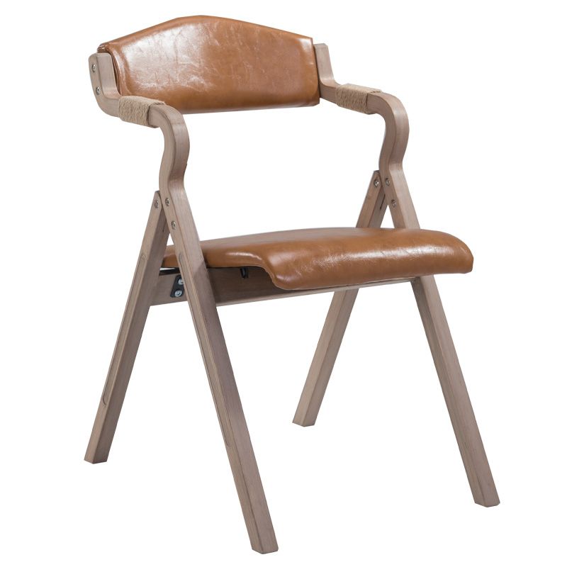 Country Style Foldable Dining Armchair Open Back Upholstered Arm Chairs Clearhalo ' kitchen&dining_furn' 'Dining Chairs' 'Dining Tables & Seating' 'dining_chair' 'furn' 'furn_dining_chair' 'Furniture' 'furniture_dining_chair' 'Kitchen & Dining Furniture' 'kitchen' 1200x1200_075cf30e-378d-46fb-b442-0b9e20d0b8f6