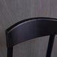 Industrial Oak Open Side Chair Matte Finish Wood Dining Chair