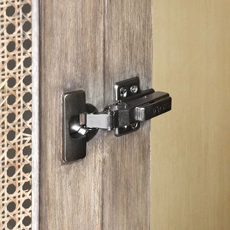 Rectangle Storage Cabinet Solid Wood Bar Pulls Cabinet with Doors Clearhalo 'Cabinets & Chests' 'cabinets_chests' 'furn' 'furn_cabinets_chests' 'Furniture' 'Living Room Furniture' 1200x1200_07601984-b338-4e83-8891-62927ca035f9