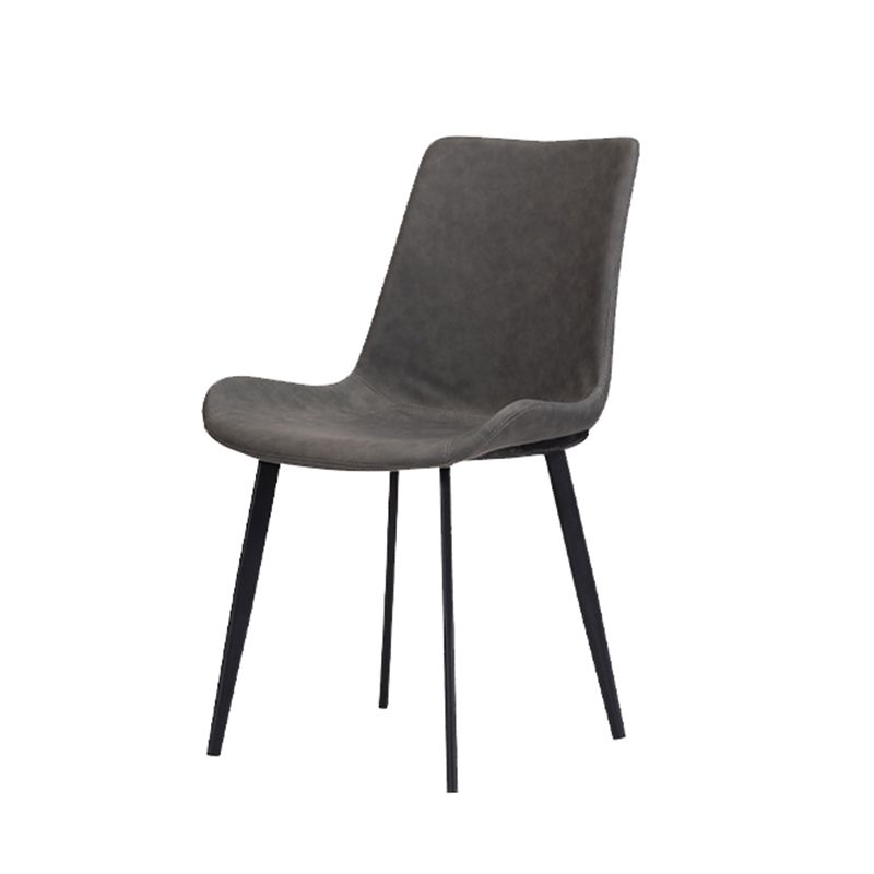 Modern Dining Table Set 1/4/5/9 Pcs Black Sintered Stone Dining Table with Armless Chairs Clearhalo 'Dining Room Sets' 'Dining Tables & Seating' 'dining_room_set' 'furn' 'furn_dining_room_set' 'Furniture' 'Kitchen & Dining Furniture' 1200x1200_0760cdc9-e31a-4507-800c-2683a28dac75