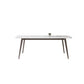 Glam Dining Table Sintered Stone Table with Metal Legs for Home Use Clearhalo 'Dining Tables & Seating' 'Dining Tables' 'dining_table' 'furn' 'furn_dining_table' 'Furniture' 'Kitchen & Dining Furniture' 1200x1200_076203cf-822f-4e9e-9fad-ec0191b19e16