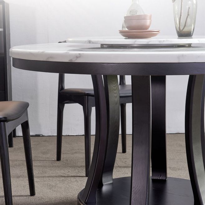 Modern White Standard Dining Table Round Marble Dining Table with Pedestal Base Clearhalo ' dining_table' 'Dining Tables & Seating' 'Dining Tables' 'furn' 'furn_dining_table' 'Furniture' 'furniture_dining_table' 'Kitchen & Dining Furniture' 'kitchen&dining_furn' 'kitchen' 'kitchen_dining_table' 1200x1200_076284d1-f5c0-43c7-ac9e-5601ed173918