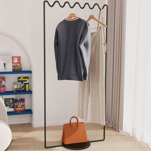 Zeitgenössischer Metallbezugsregal Designer Fester Farbschichtbügel