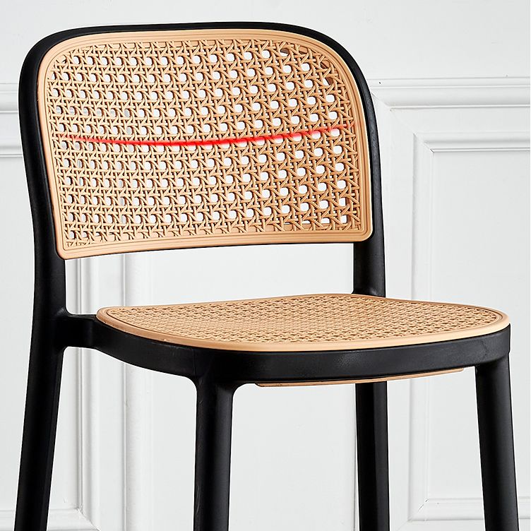 Plastic Scandinavian Kitchen Dining Room Armless Stool Low Back Bar Stool Clearhalo 'Bar Furniture' 'Bar Stools' 'bar_stools' 'furn' 'furn_bar_stools' 'furniture_bar_stools' 'Kitchen & Dining Furniture' 'kitchen&dining_furn' 'kitchen' 'kitchen_furn' Furniture' 1200x1200_076694b4-52ca-4dbc-a6a5-dd8e8eae4066