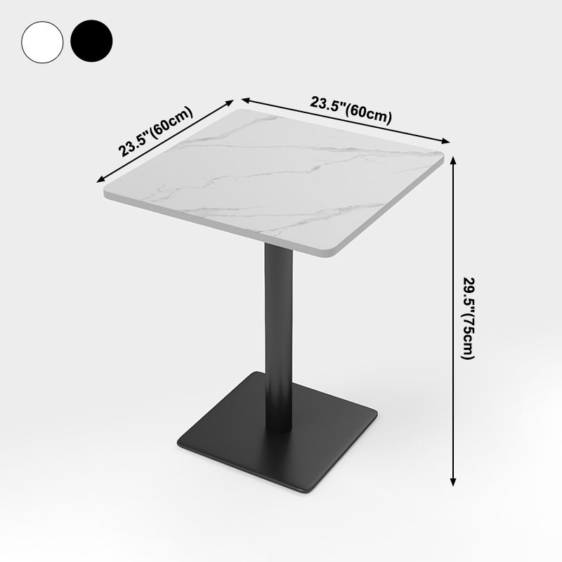 Modern Sintered Stone Dining Table Black Frame Dinner Table for Dining Room Clearhalo ' dining_table' 'Dining Tables & Seating' 'Dining Tables' 'furn' 'furn_dining_table' 'Furniture' 'furniture_dining_table' 'Kitchen & Dining Furniture' 'kitchen&dining_furn' 'kitchen' 'kitchen_dining_table' 1200x1200_0769c652-f46c-4772-82fb-2326c1780a5e