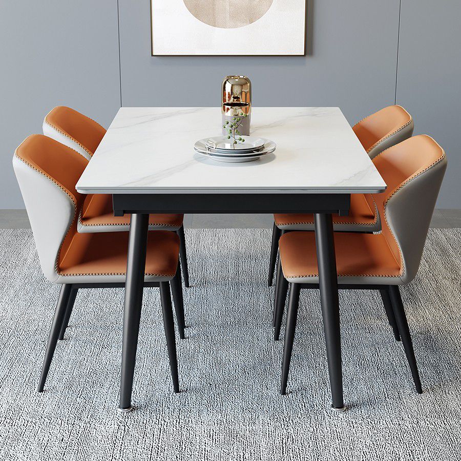 Rectangle Dining Site Table Simplicity Style Dining Room Collection with 4-foot Clearhalo ' dining_table' 'Dining Tables & Seating' 'Dining Tables' 'furn' 'furn_dining_table' 'Furniture' 'furniture_dining_table' 'Kitchen & Dining Furniture' 'kitchen&dining_furn' 'kitchen' 'kitchen_dining_table' 1200x1200_076a5297-1ce4-46e4-8f1e-f28e2a96d0a7
