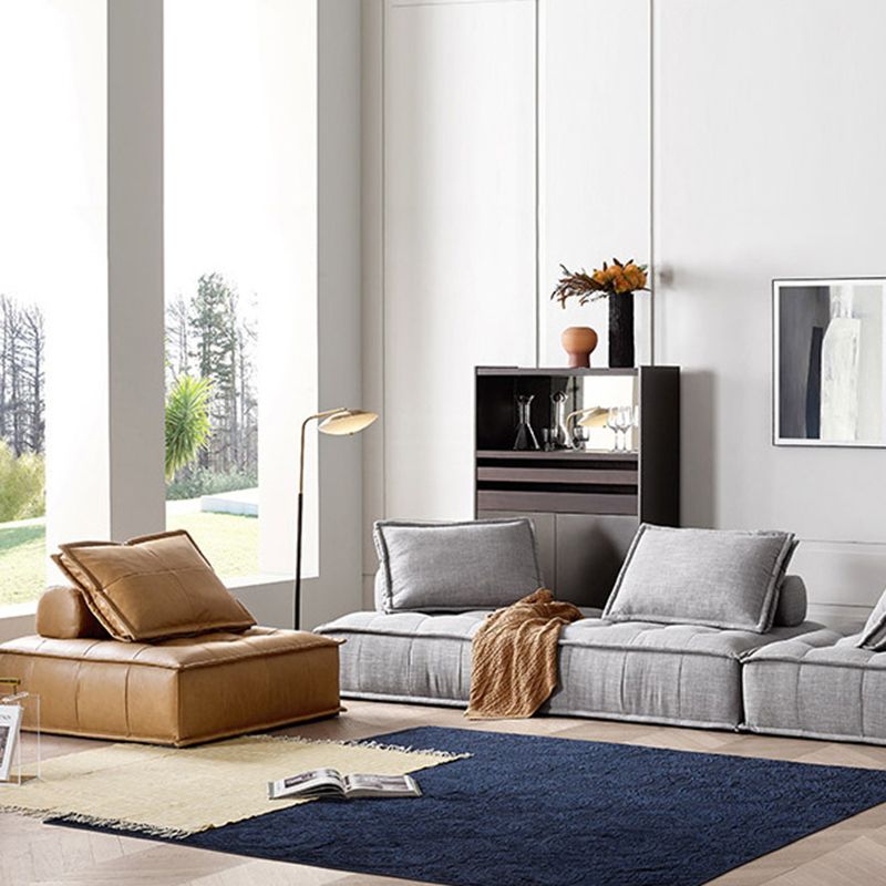 Echter Leder -armloser Sofa -Sofa für armlose Sofa für Wohnung