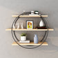 Industrial Wall Mounted Bookshelf Black Iron Frame Pine Shelf Bookshelf for Living Room Clearhalo 'Bookcases' 'furn' 'furn_bookcases' 'Furniture' 'furniture_bookcases' 'kitchen' 'kitchen_bookcases' 'Living Room Furniture' 'Office Furniture' 1200x1200_076cb6c0-30d3-4a88-8d18-219c228ce365