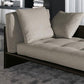 Modern Style Chaise Bedroom Living Room Square Arms Solid Color Chaise Clearhalo 'Chairs & Seating' 'Chaise Lounge' 'chaise_lounge' 'furn' 'furn_chaise_lounge' 'Furniture' 'Living Room Furniture' 1200x1200_076d8043-9648-41f6-a8fe-b3e0c72d671f
