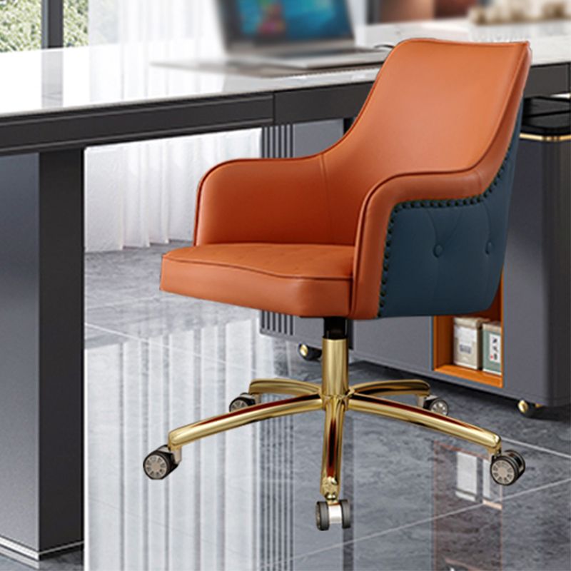 23.23"L x 23.23"W x 35.43"H Modern Tight Back Flared Arms Barrel Chair Clearhalo 'Accent Chairs' 'accent_chairs' 'Chairs & Seating' 'furn' 'furn_accent_chairs' 'Furniture' 'Living Room Furniture' 1200x1200_0771a92b-1b57-4685-9747-cc7efdb8debd