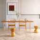 Moderne eetmeubelset 1/2/5 stuks massief houten eettafel en stoelen
