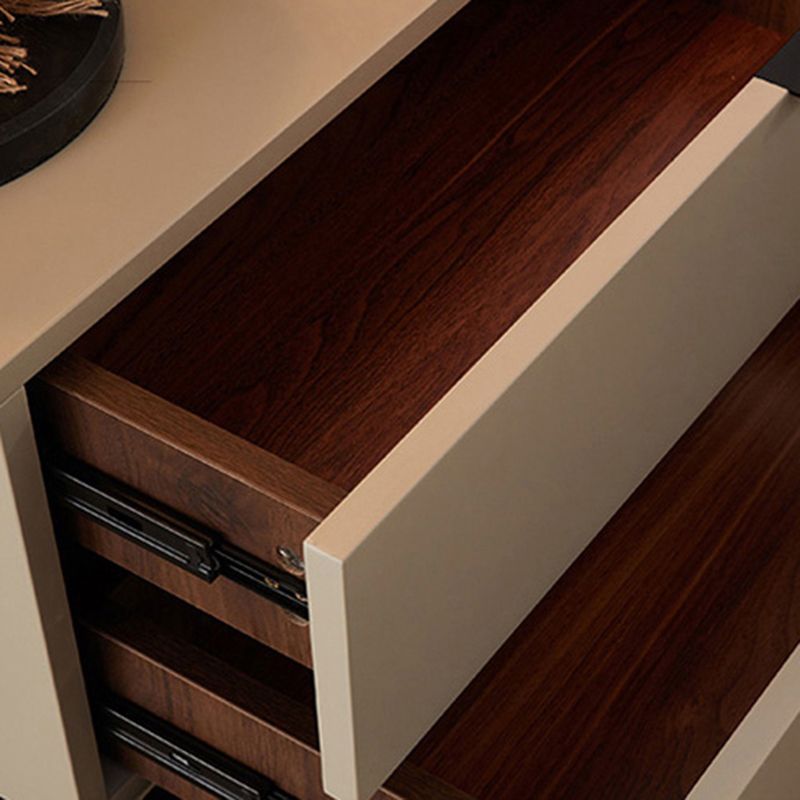 マルチカラーチョイスウッドカウンタートップナイトスタンドを備えたスクエアメタル