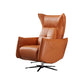 31" Wide Contemporary Wingback Recliner Genuine Leather Wing Chair Recliner