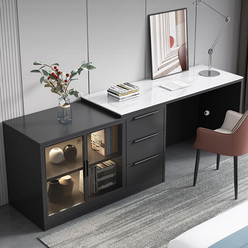 Forme rectangulaire Bureau contemporain Bureau de bureau Tâche en pierre pour la maison