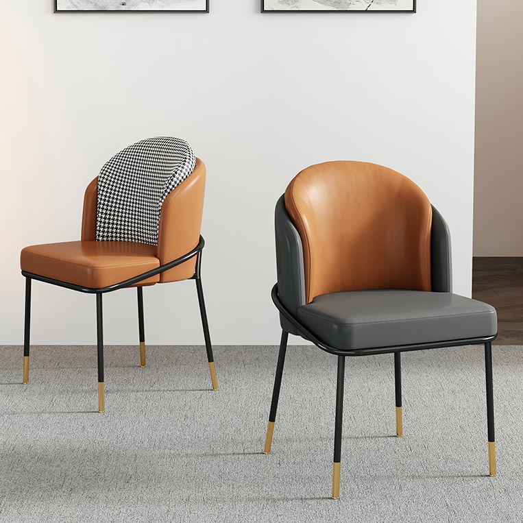 Armless Dining Chairs Contemporary Kitchen Side Chairs for Dining Room Clearhalo 'Dining Chairs' 'Dining Tables & Seating' 'dining_chair' 'furn' 'furn_dining_chair' 'Furniture' 'furniture_dining_chair' 'Kitchen & Dining Furniture' 1200x1200_077cd95d-ba84-42f3-bf4d-7d5ac465d864