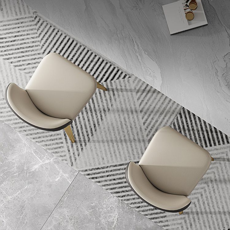 Glam Style Kitchen Dining Chair Metal Dining Armless Side Chair Clearhalo ' kitchen&dining_furn' 'Dining Chairs' 'Dining Tables & Seating' 'dining_chair' 'furn' 'furn_dining_chair' 'Furniture' 'furniture_dining_chair' 'Kitchen & Dining Furniture' 'kitchen' 1200x1200_077e2132-e0d9-492a-8595-a635373ba6bd