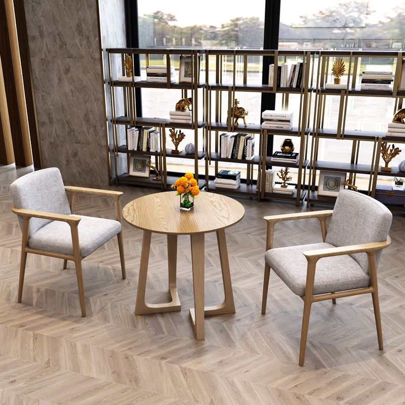 Modern Pine Solid Wood Dining Table Double Pedestal Dining Table for Dining Room Clearhalo 'Dining Tables & Seating' 'Dining Tables' 'dining_table' 'furn' 'furn_dining_table' 'Furniture' 'furniture_dining_table' 'Kitchen & Dining Furniture' 'kitchen' 'kitchen_dining_table' 1200x1200_077eb32b-a903-4ed9-988e-fb1ad517132d