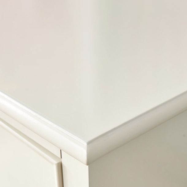 Modern Engineered Wood Buffet Sideboard 2-Door Dining Room Buffet Server in White Clearhalo 'buffet_sideboard' 'Buffets & Sideboards' 'furn' 'furn_buffet_sideboard' 'Furniture' 'Kitchen & Dining Furniture' 1200x1200_077f6a54-fba6-4790-a868-1d3a76bf8819