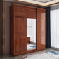 Armoire de style contemporain Armoire en bois massif placard de garde-robe avec portes et tiroir