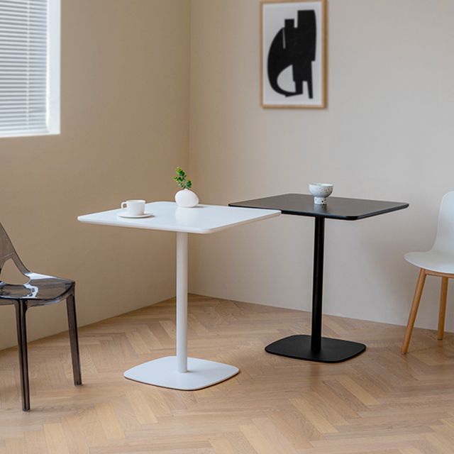 Industrial Style Solid Wood Dining Table Square Table with Metal Base for Dinning Room Clearhalo ' dining_table' 'Dining Tables & Seating' 'Dining Tables' 'furn' 'furn_dining_table' 'Furniture' 'furniture_dining_table' 'Kitchen & Dining Furniture' 'kitchen&dining_furn' 'kitchen' 'kitchen_dining_table' 1200x1200_077fabaa-bd01-4ed3-87ae-36e5bb2176fc