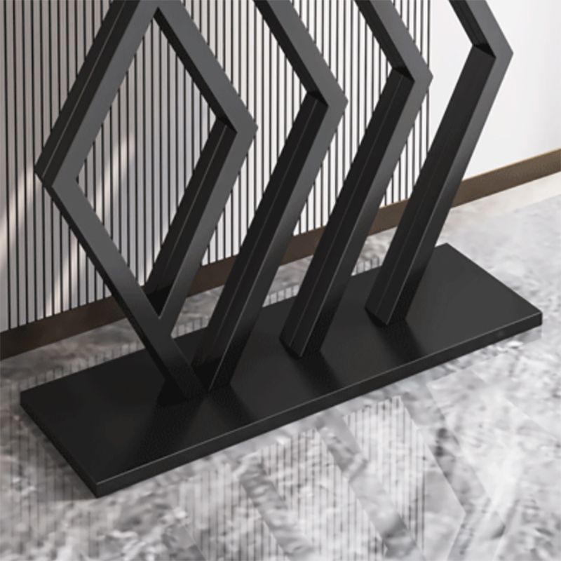 Tavolo console in pietra glam rettangolo di divani console per sala