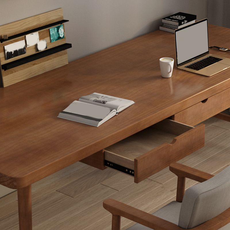 Contemporary Style Wood Office Desk Rectangular Shape Task Desk with Drawers Clearhalo 'furn' 'furn_office_desk' 'Furniture' 'Office Desks' 'Office Furniture' 'office_desk' 1200x1200_07812fe6-cc84-4011-9df1-c73c7207b5cd