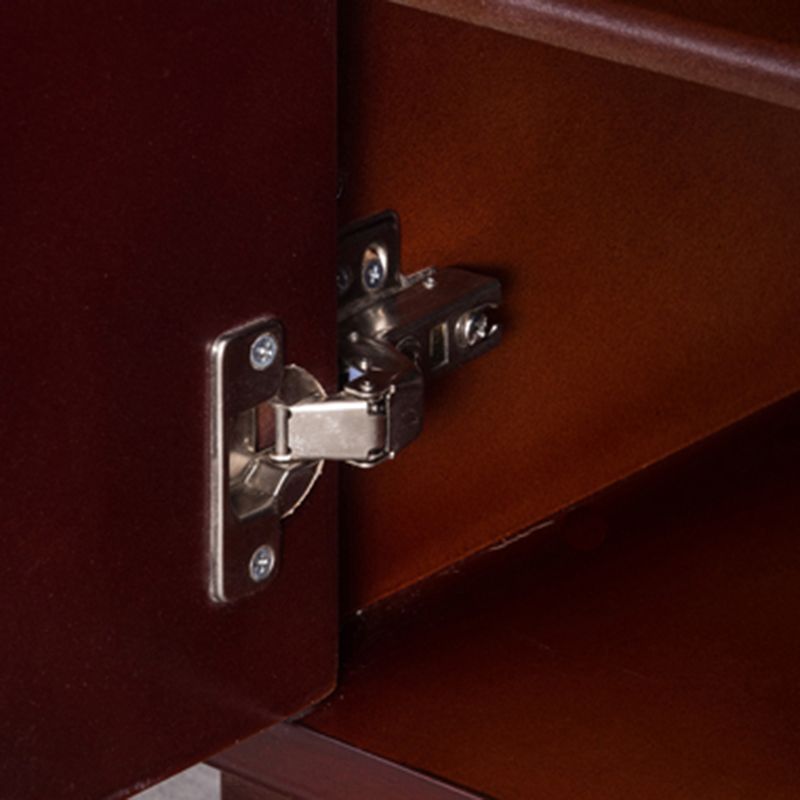 Tavolo da buffet moderno Scheda laterale in legno massiccio con armadi e cassetti