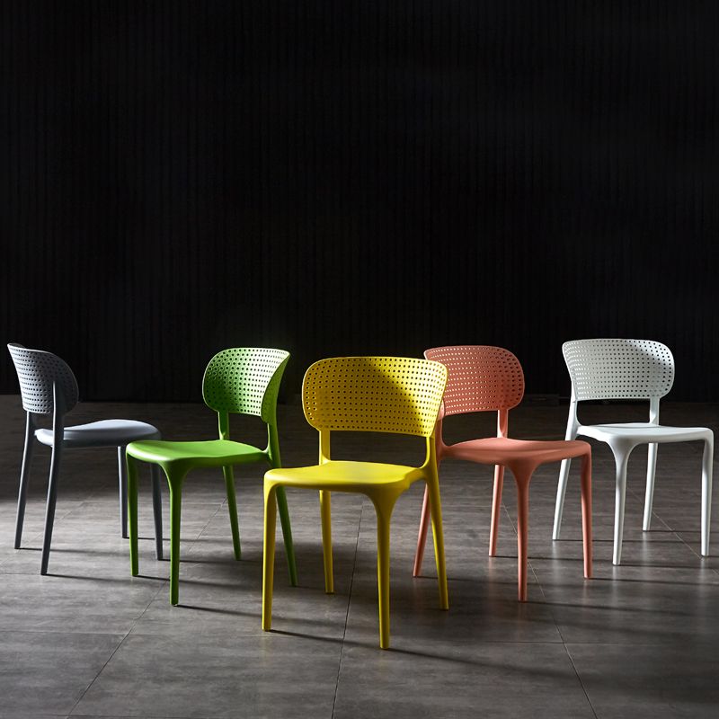 Plastic Side Armless Dining Room Side Chairs Modern Stacking Side Chair Clearhalo ' kitchen&dining_furn' 'Dining Chairs' 'Dining Tables & Seating' 'dining_chair' 'furn' 'furn_dining_chair' 'Furniture' 'furniture_dining_chair' 'Kitchen & Dining Furniture' 'kitchen' 1200x1200_07836f76-461d-476f-81f0-bcde052a9e3d