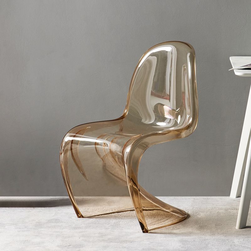 Nordic Style Armless Chair Plastic Home Side Chair for Dining Room Clearhalo 'Dining Chairs' 'Dining Tables & Seating' 'dining_chair' 'Furniture' 'furniture_dining_chair' 'Kitchen & Dining Furniture' 1200x1200_07864239-69cd-4cfe-bb01-8b48c02c44e3