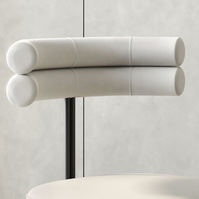 Minimalist Open Back Dining Side Chair Faux Leather Side Chair Clearhalo 'Dining Chairs' 'Dining Tables & Seating' 'dining_chair' 'furn' 'furn_dining_chair' 'Furniture' 'Kitchen & Dining Furniture' 1200x1200_0787613a-3752-481f-9634-881ad313bf18