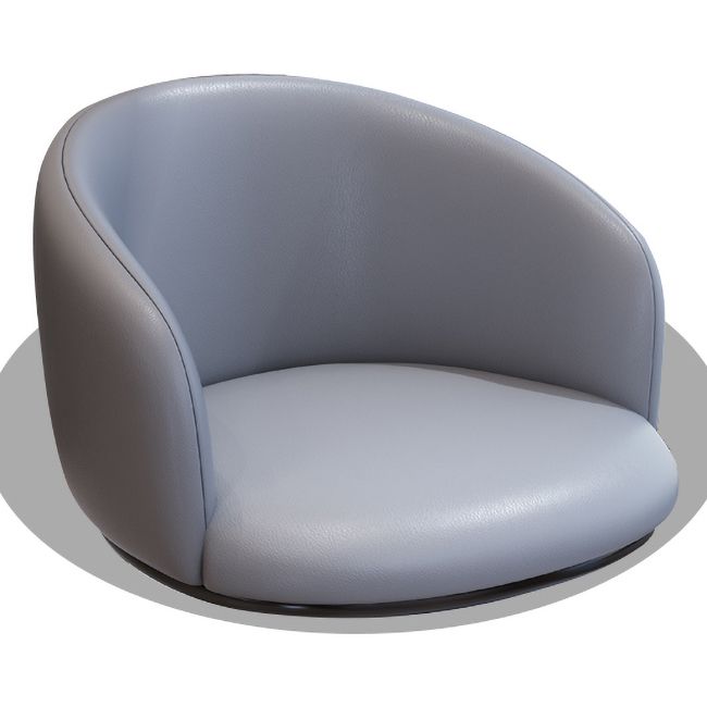 Modern Bedroom Leather Arm Chair Matte Finish Solid Back Dining Chair Clearhalo ' kitchen&dining_furn' 'Dining Chairs' 'Dining Tables & Seating' 'dining_chair' 'furn' 'furn_dining_chair' 'Furniture' 'furniture_dining_chair' 'Kitchen & Dining Furniture' 'kitchen' 1200x1200_078dba56-a94b-4962-8f98-5e6af66c68ad