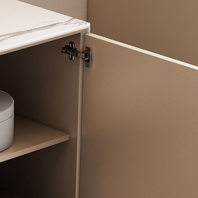 Moderna mesa de buffet de madera de 2 puertas de 2 puertas con gabinetes para el comedor