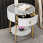 Metal Bedside Gabinet Beard Stant Accent Table Nightsand con piernas