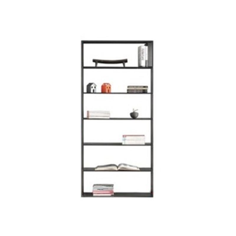 Metal Bookcase Minimalist Book Shelf with Rectangular Shelves Clearhalo 'Bookcases' 'furn' 'furn_bookcases' 'Furniture' 'furniture_bookcases' 'kitchen' 'kitchen_bookcases' 'Living Room Furniture' 'Office Furniture' 1200x1200_07939485-03f3-4796-91b9-ce681fdd1490