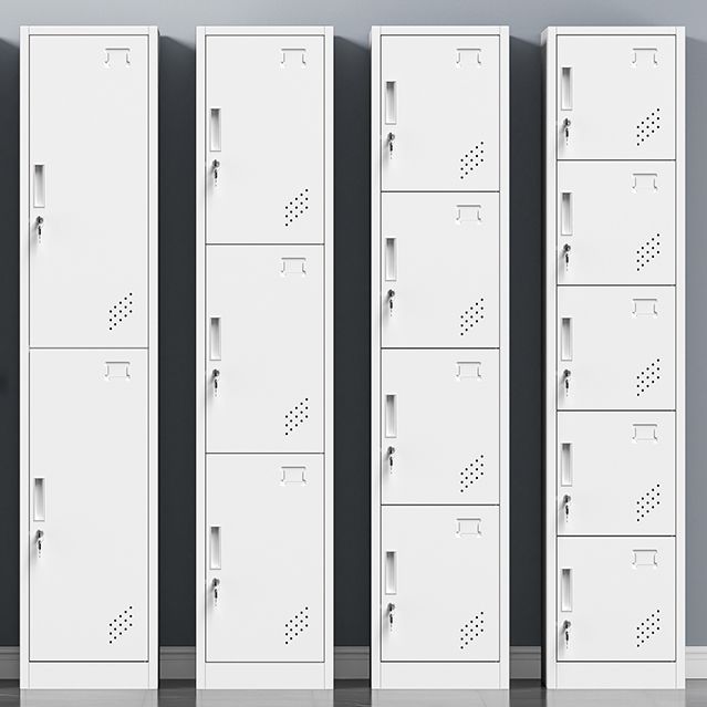 Armoire de rangement en métal moderne gris et noir gris et noir avec portes