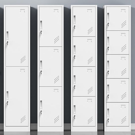 Grijs en zwart niet-hangende armoire moderne metalen opbergkast met deuren