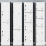 Armoire de rangement en métal moderne gris et noir gris et noir avec portes