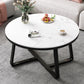 Stone Geometric Contemporary Coffee Table Cross Legs Coffee Table Clearhalo 'Coffee & Accent Tables' 'Coffee Tables' 'coffee_tables' 'furn' 'furn_coffee_tables' 'Furniture' 'Living Room Furniture' 1200x1200_0797fb99-836b-40e1-82e0-7ba61864a603
