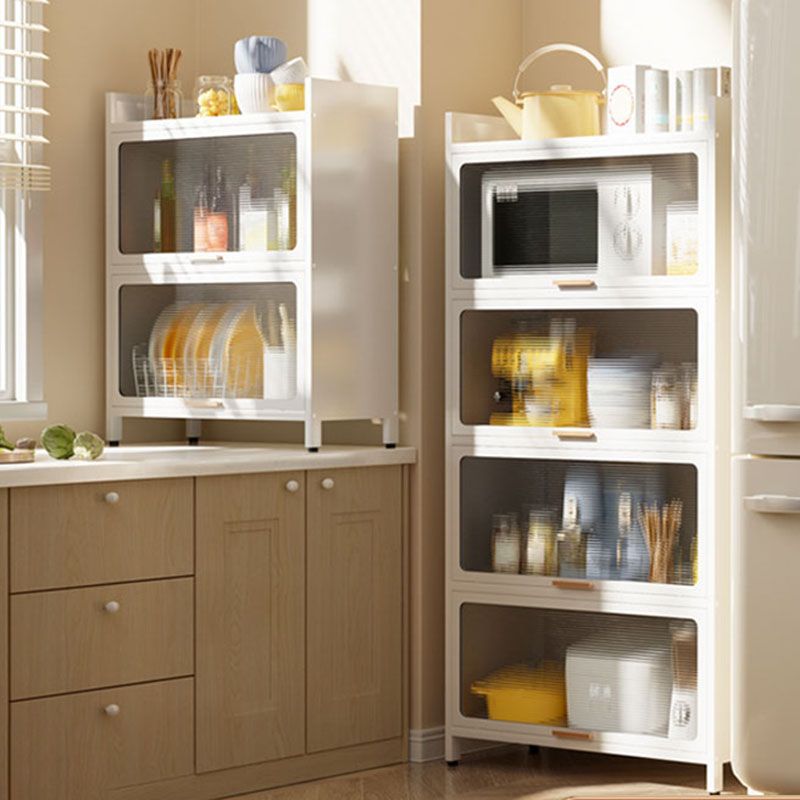 Closed Bookshelf Modern Metal Bookshelf Home Living Room Bookcase with Doors Clearhalo 'Bookcases' 'furn' 'furn_bookcases' 'Furniture' 'Office Furniture' 1200x1200_079ae102-4a52-465a-9ad5-76d7fc0c42e4