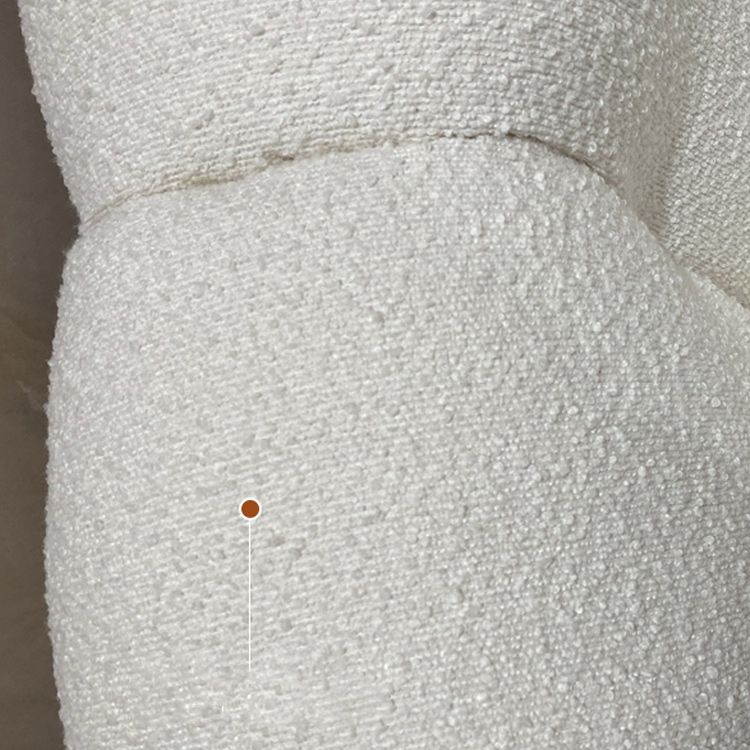 White Tuxedo Arm Sofa 39.37" Wide Contemporary Sofa for Living Room