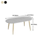 Modern Oval Dinette Table White Home Kitchen Dinner Stone Top 4-foot Resin Table Clearhalo 'Dining Tables & Seating' 'Dining Tables' 'dining_table' 'furn' 'furn_dining_table' 'Furniture' 'furniture_dining_table' 'Kitchen & Dining Furniture' 1200x1200_079fd964-b4b1-4916-bd7d-8054a84b2b5f
